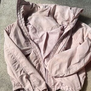 Women's Pink Lulu rain resistant Jacket